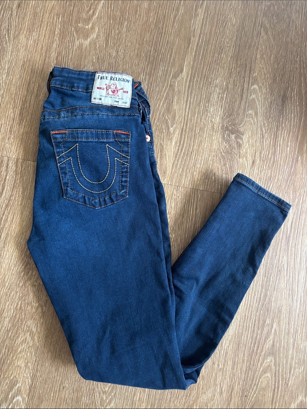 True Religion Jennie Curvy Mid-Rise Skinny Jeans